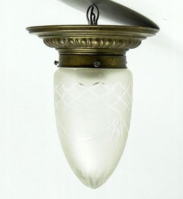 Art Deco Pendant Lamp, Poland, 1890s-BKO-1417679