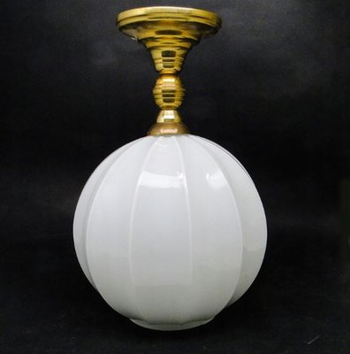 Art Deco Pendant Lamp, Poland, 1950s-BKO-1417497