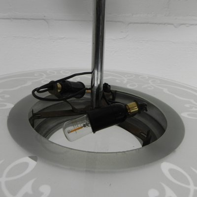 Art Deco Pendant Lamp with Glass Disc, 1930s-TL-2027076