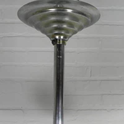 Art Deco Pendant Lamp with Glass Disc, 1930s-TL-2027076