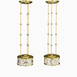 Art Deco Pendant Lamps, Vienna, 1920s, Set of 2-SPD-1397652