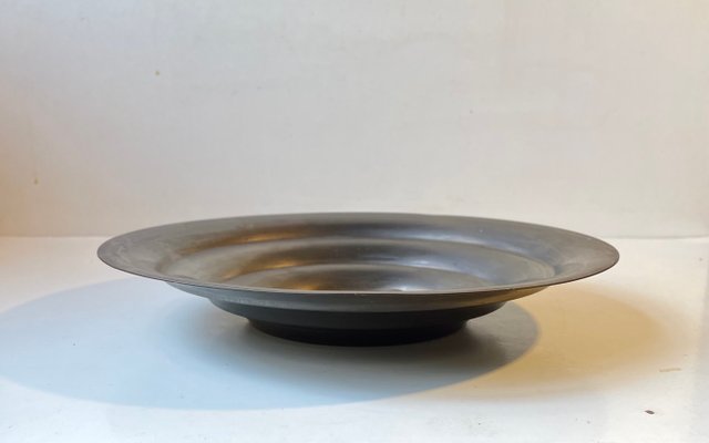 Art Deco Pewter and Bronze Bowl by N. Dam Ravn, 1940s-LCR-1091809