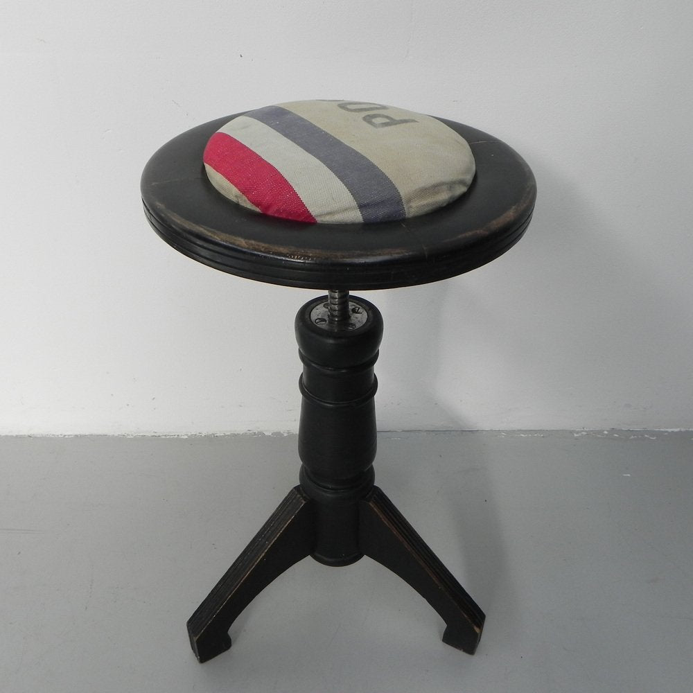 Art Deco Piano Stool on Tripod, 1930s