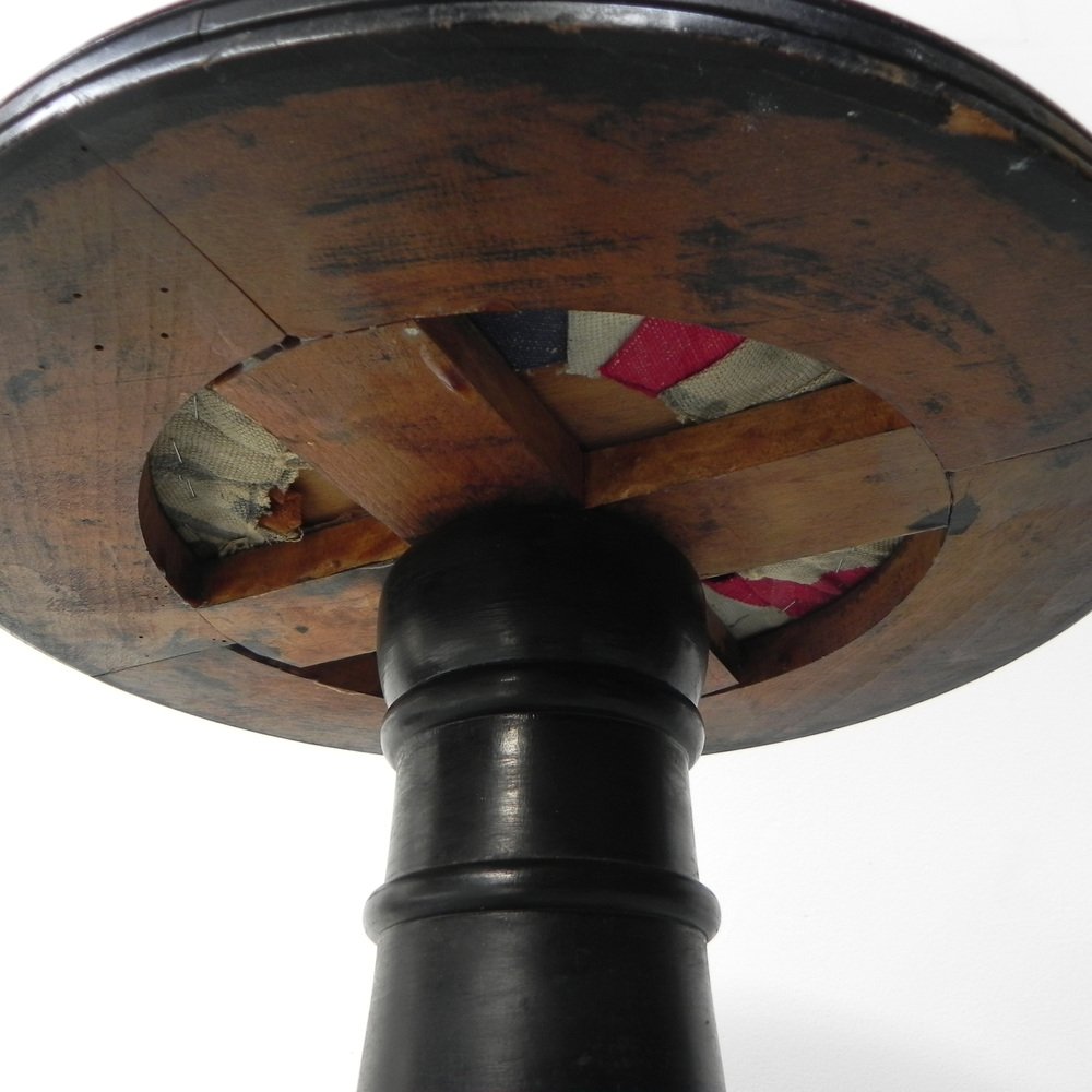 Art Deco Piano Stool on Tripod, 1930s