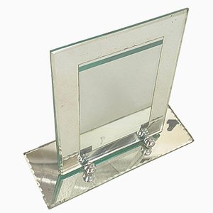 Art Deco Picture Frame Saint Gobain Bevelded Mirror, France 1935-UR-1724384