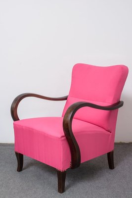 Art Deco Pink Armchairs, 1920s, Set of 2-OXJ-823966