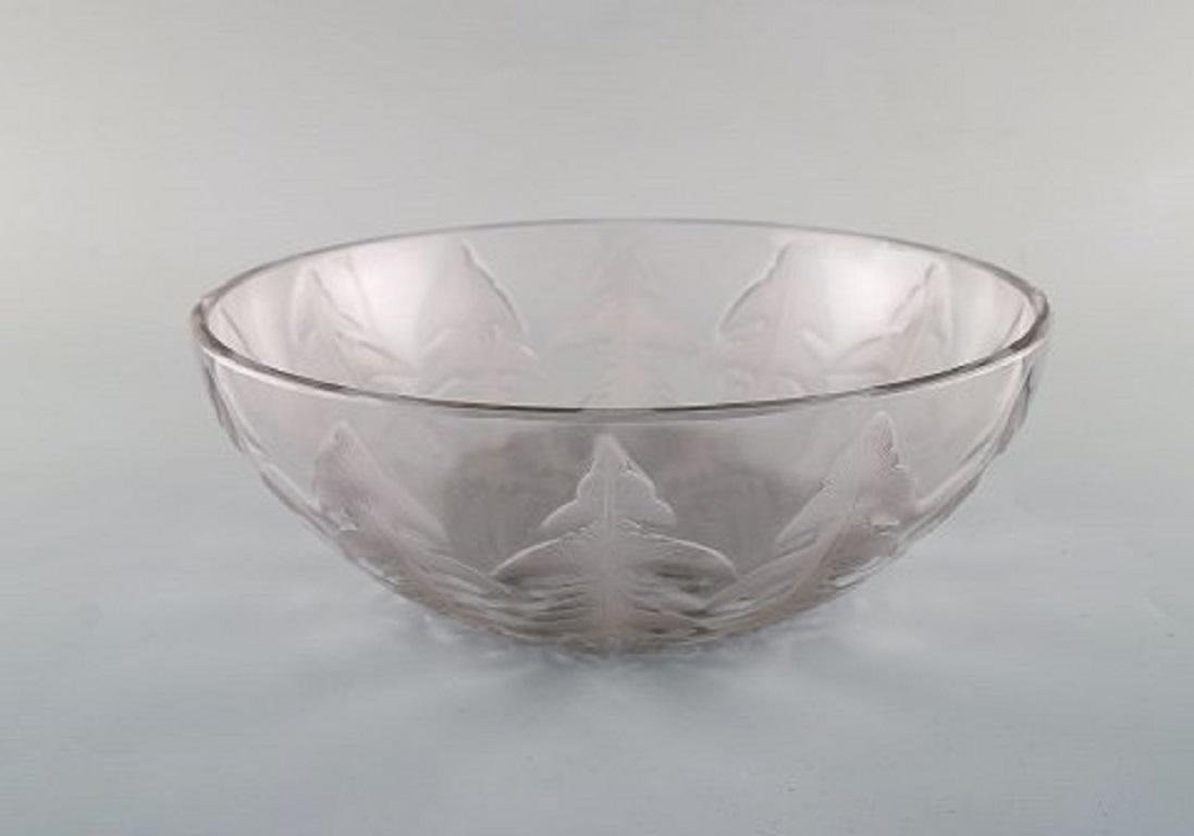 Art Deco Pissenlit Bowl in Clear Art Glass by René Lalique, 1930s