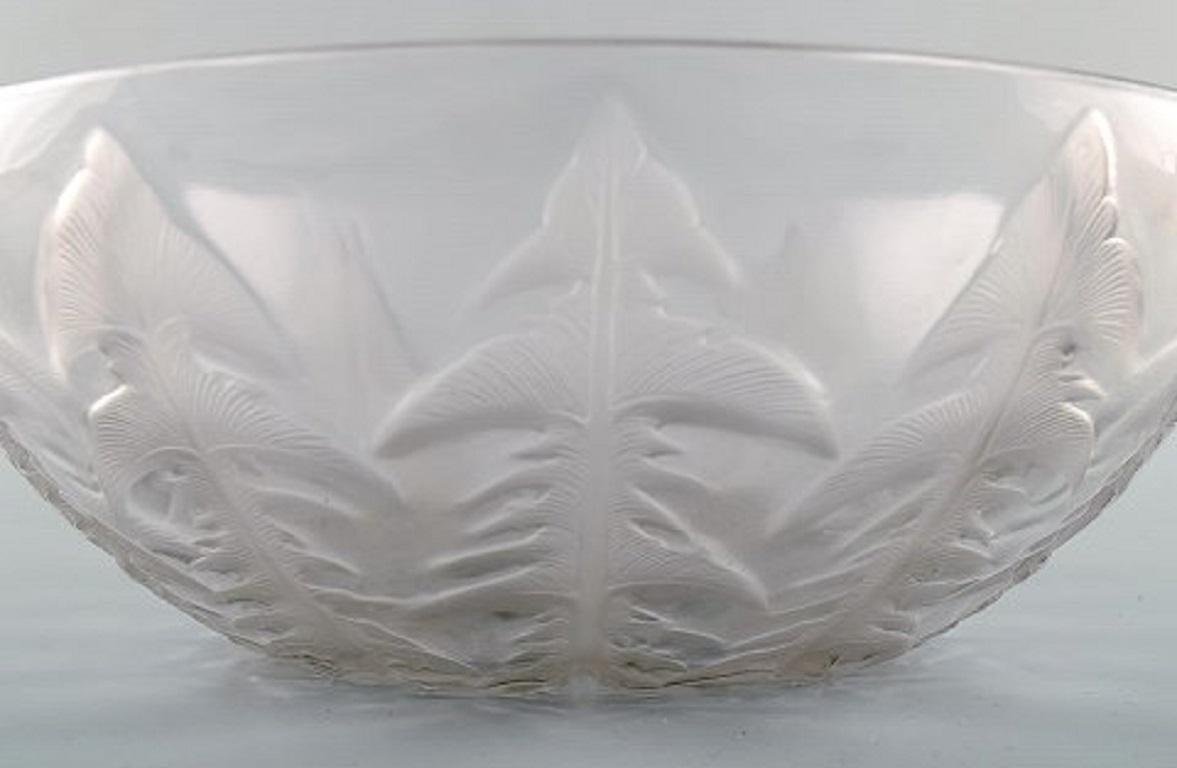 Art Deco Pissenlit Bowl in Clear Art Glass by René Lalique, 1930s