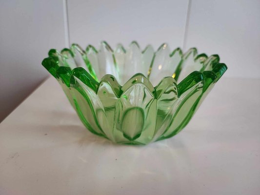 Art Deco Plate in Uranium Glass, 1920s-CAQ-2033710