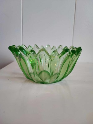 Art Deco Plate in Uranium Glass, 1920s-CAQ-2033710