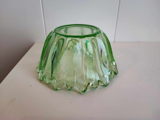 Art Deco Plate in Uranium Glass, 1920s-CAQ-2033710