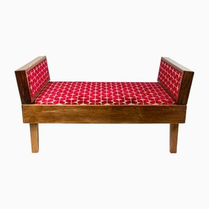 Art Deco Platea Daybed in Golden Walnut & Beech from Maison Casal-UQL-1354741