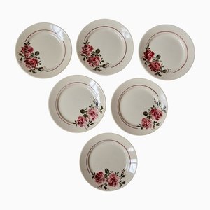 Art Deco Plates from Badonviller, France, 1940s, Set of 12-AIU-1431145