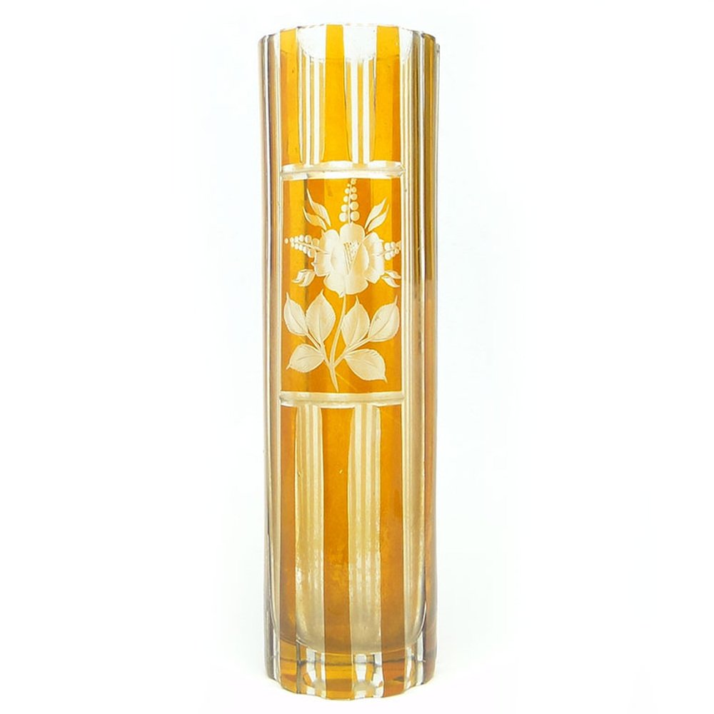 Art Deco Polish Glassworks from Julia Glassworks, 1970s