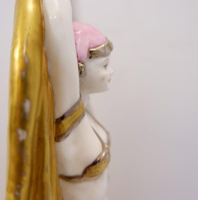 Art Deco Porcelain Antinea Statue-NYF-2019247