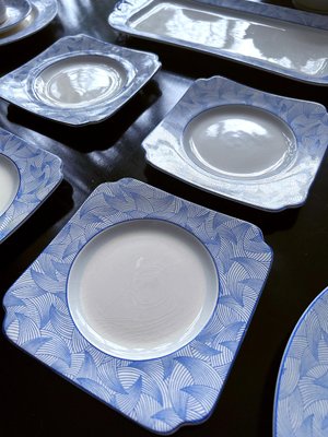 Art Deco Porcelain Dinnerware Service from Royal Doulton, 1930s, Set of 19-GUT-2033453