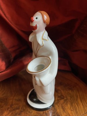 Art Deco Porcelain Figure Clown from Robj, France, 1920s-XHV-2036166