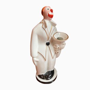 Art Deco Porcelain Figure Clown from Robj, France, 1920s-XHV-2036166