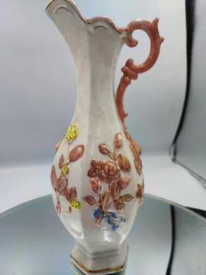 Art Deco Porcelain Vase with Flowers, 1920s-CAQ-1802370