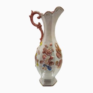 Art Deco Porcelain Vase with Flowers, 1920s-CAQ-1802370