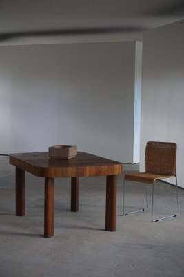 Art Deco Rectangular Dining Table with Hidden Butterfly Leaves, 1930s-MXF-1357180