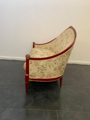 Art Deco Red Sofa-IJR-1186485