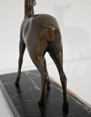 Art Deco Regulation of a Doe Sculpture-RVK-1338282