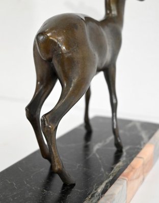 Art Deco Regulation of a Doe Sculpture-RVK-1338282