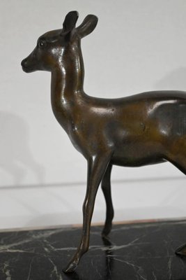 Art Deco Regulation of a Doe Sculpture-RVK-1338282