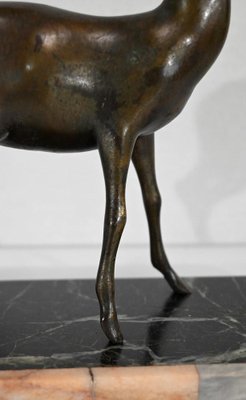 Art Deco Regulation of a Doe Sculpture-RVK-1338282