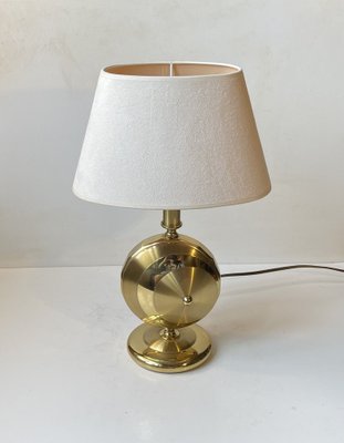 Art Deco Revival Brass Table Lamp from TS Belysning, 1980s-LCR-1776357