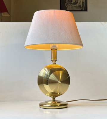 Art Deco Revival Brass Table Lamp from TS Belysning, 1980s-LCR-1776357