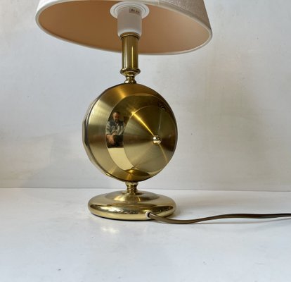 Art Deco Revival Brass Table Lamp from TS Belysning, 1980s-LCR-1776357