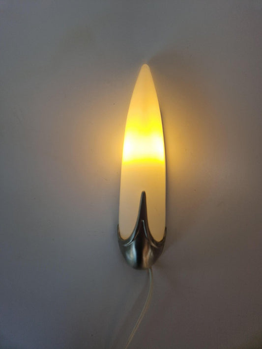 Art Deco Revival Wall Sconce in Murano Glass, 1980s