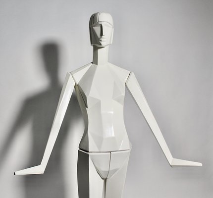 Art Deco Revival White Mannequin, France, 1980s-NB-1320831