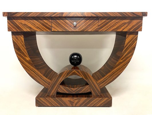 Art Deco Rosewood Console Table, 1980s-WIM-1323082