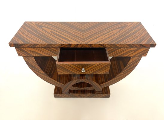 Art Deco Rosewood Console Table, 1980s-WIM-1323082