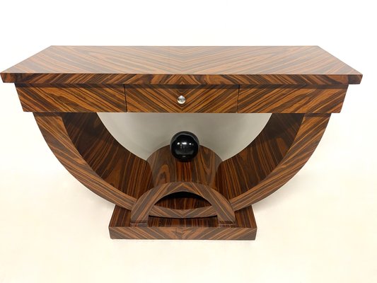 Art Deco Rosewood Console Table, 1980s-WIM-1323082