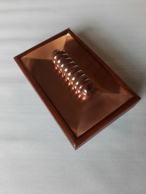 Art Deco Rosewood & Copper Box, 1930s-AWH-882346