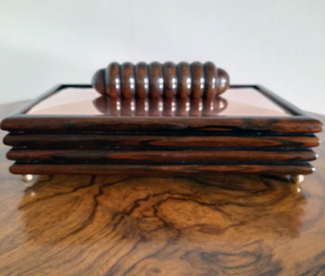 Art Deco Rosewood & Copper Box, 1930s-AWH-882346