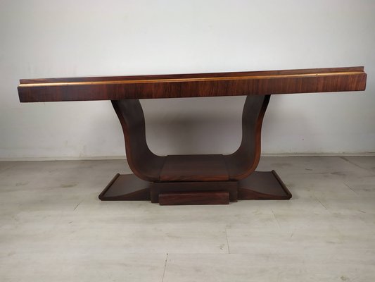 Art Deco Rosewood Cradle Table-EAD-1124394