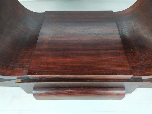 Art Deco Rosewood Cradle Table-EAD-1124394