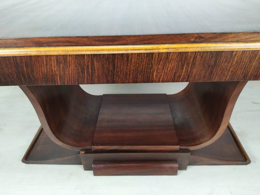 Art Deco Rosewood Cradle Table-EAD-1124394