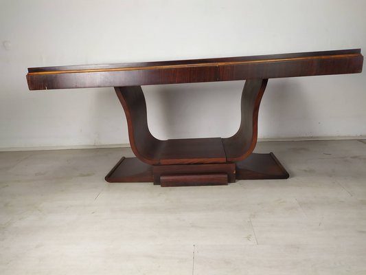 Art Deco Rosewood Cradle Table-EAD-1124394