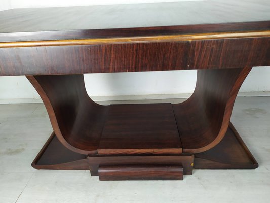 Art Deco Rosewood Cradle Table-EAD-1124394