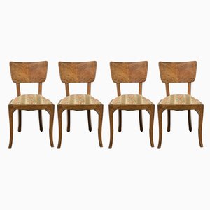 Art Deco Rosewood Dining Chairs, 1930s, Set of 4-IJR-546544