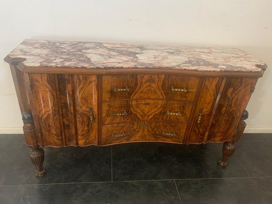 Art Deco Rosewood & Pietra Medicea Marble Sideboard, 1930s-IJR-870376