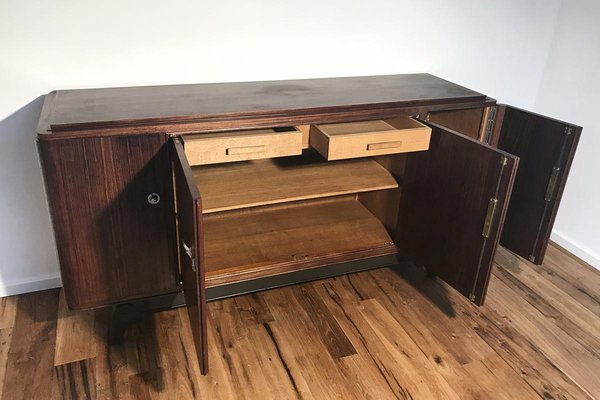 Art Deco Rosewood Sideboard on Foot, France, 1920s-VMP-1061484