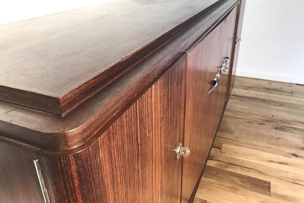 Art Deco Rosewood Sideboard on Foot, France, 1920s-VMP-1061484