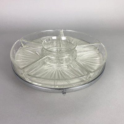 Art Deco Rotating Tray or Lazy Susan, 1930s-TZ-1355393